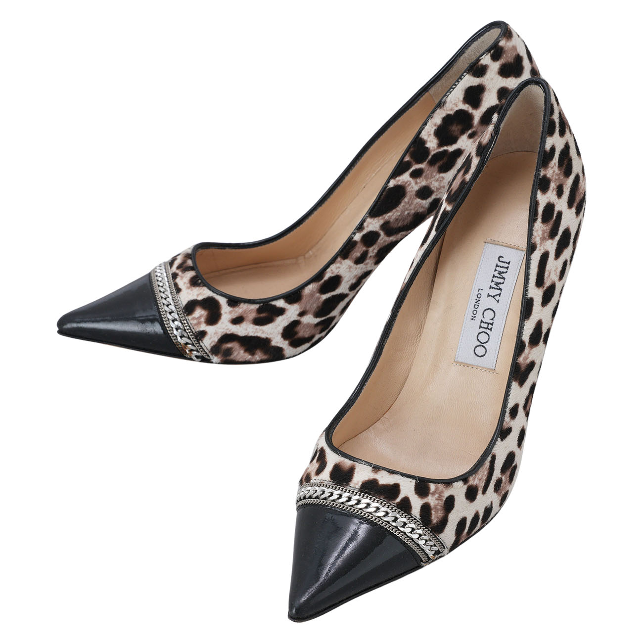 JIMMY CHOO(USED)지미추 송치 펌프스 힐 #36